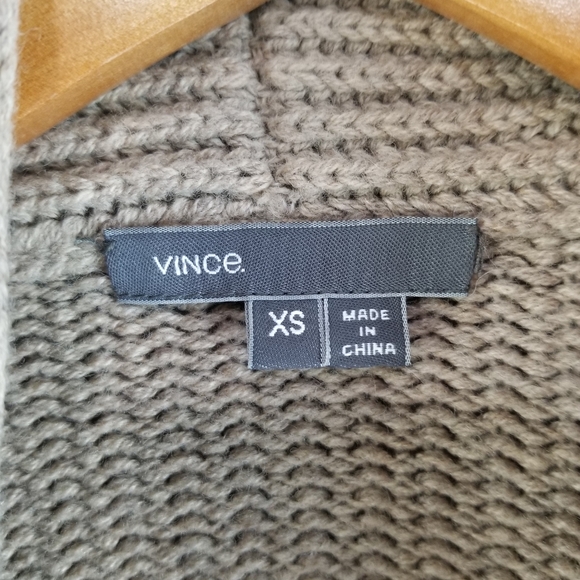 Vince Drape wool/yak Cardigan Sz XS - Picture 4 of 6